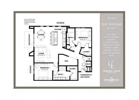 the floor plan of the pool apt